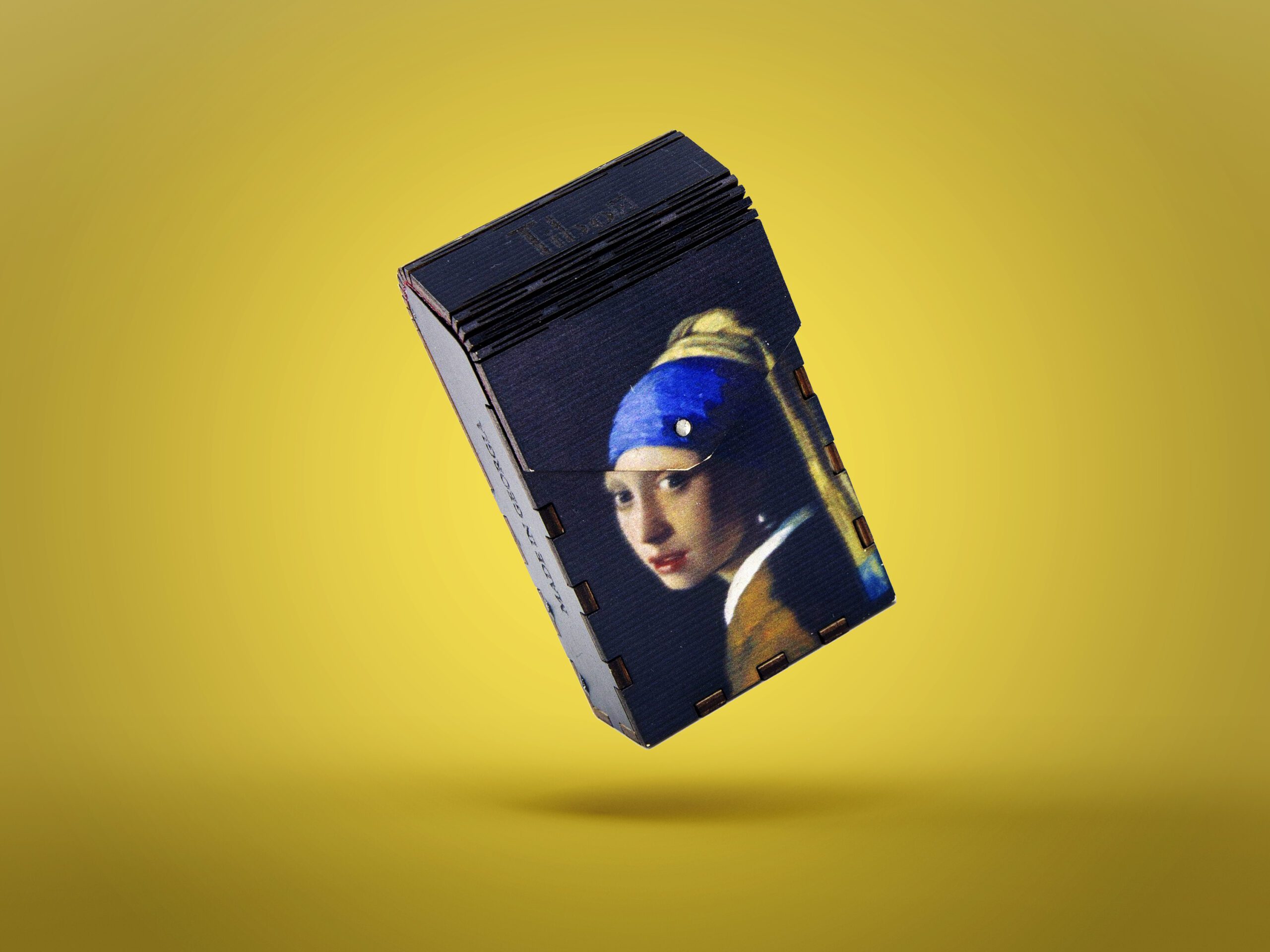 პორტსიგარა - გოგონა მარგალიტის საყურით 1 საჩუქარი პერსონალური ორიგინალური საჩუქარი