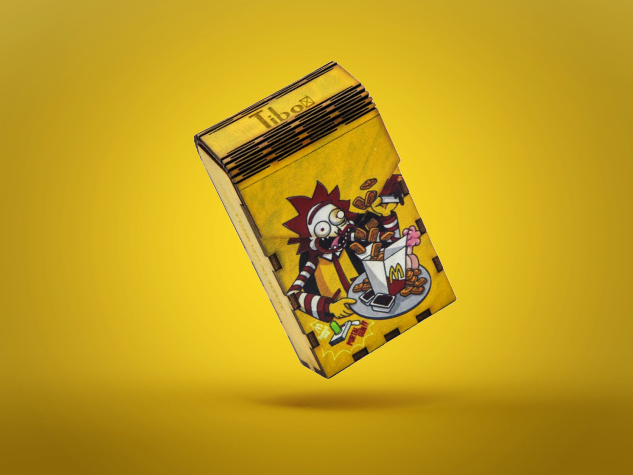 რიკი და მორტი თამბაქოს ყუთი 1 საჩუქარი პერსონალური რიკი და მორტი თამბაქოს ყუთი