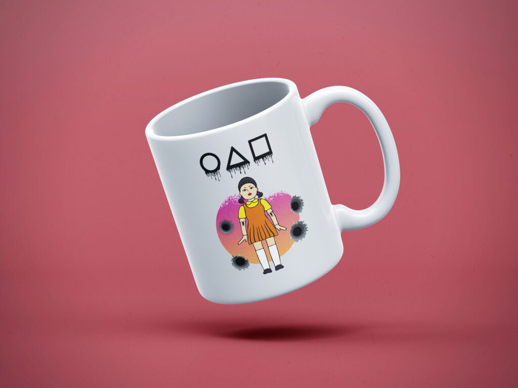 ჭიქა - Squid game 2 საჩუქარი პერსონალური squid game