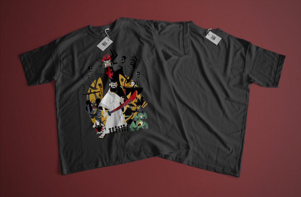 ჰუდსის მაისური - სამურაი ჯეკი | Samurai Jack 2 საჩუქარი პერსონალური სამურაი ჯეკი / Samurai Jack