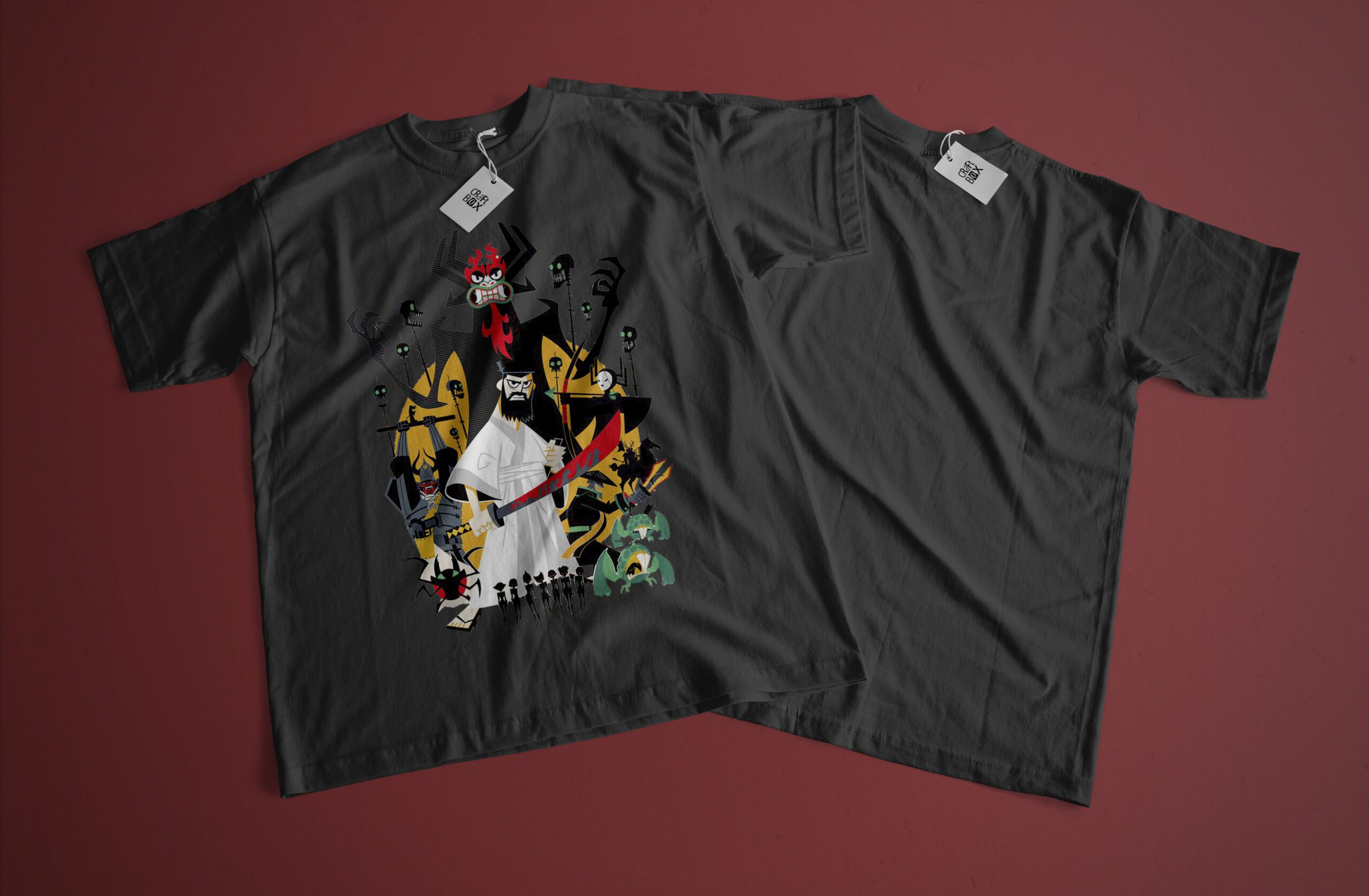 ჰუდსის მაისური - სამურაი ჯეკი | Samurai Jack 1 საჩუქარი პერსონალური სამურაი ჯეკი / Samurai Jack