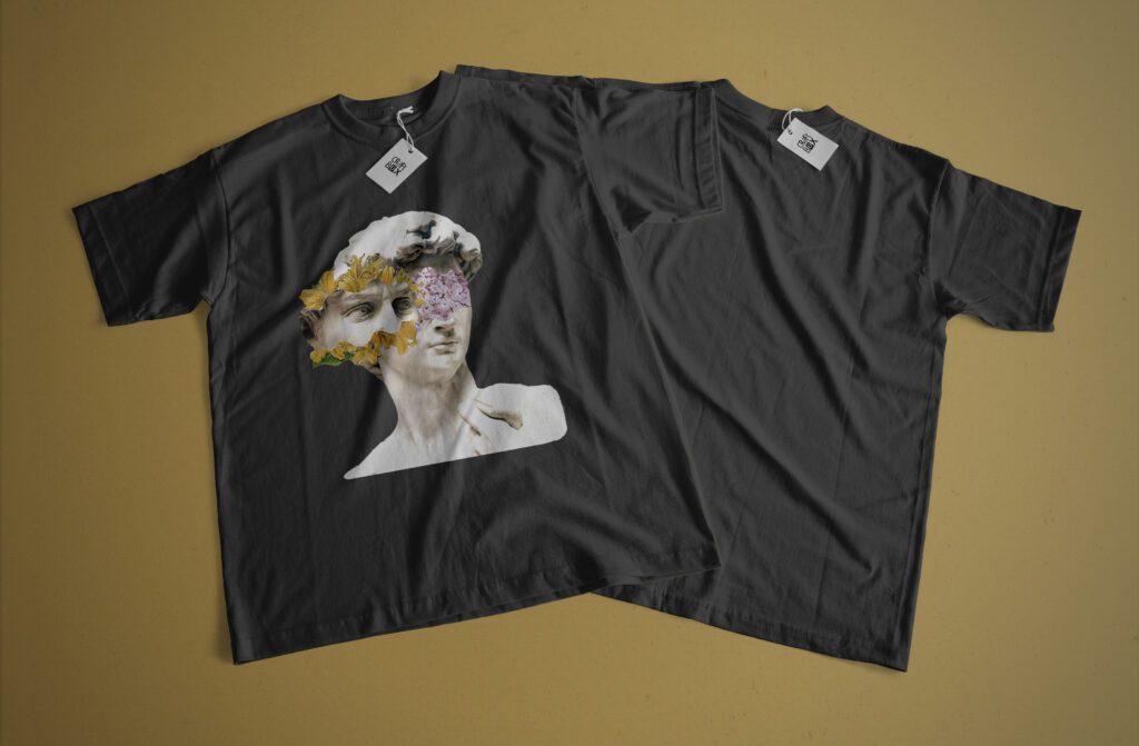 ჰუდსის მაისური - დავითი ყვავილები 2 საჩუქარი პერსონალური რა ვაჩუქოთ ქალს