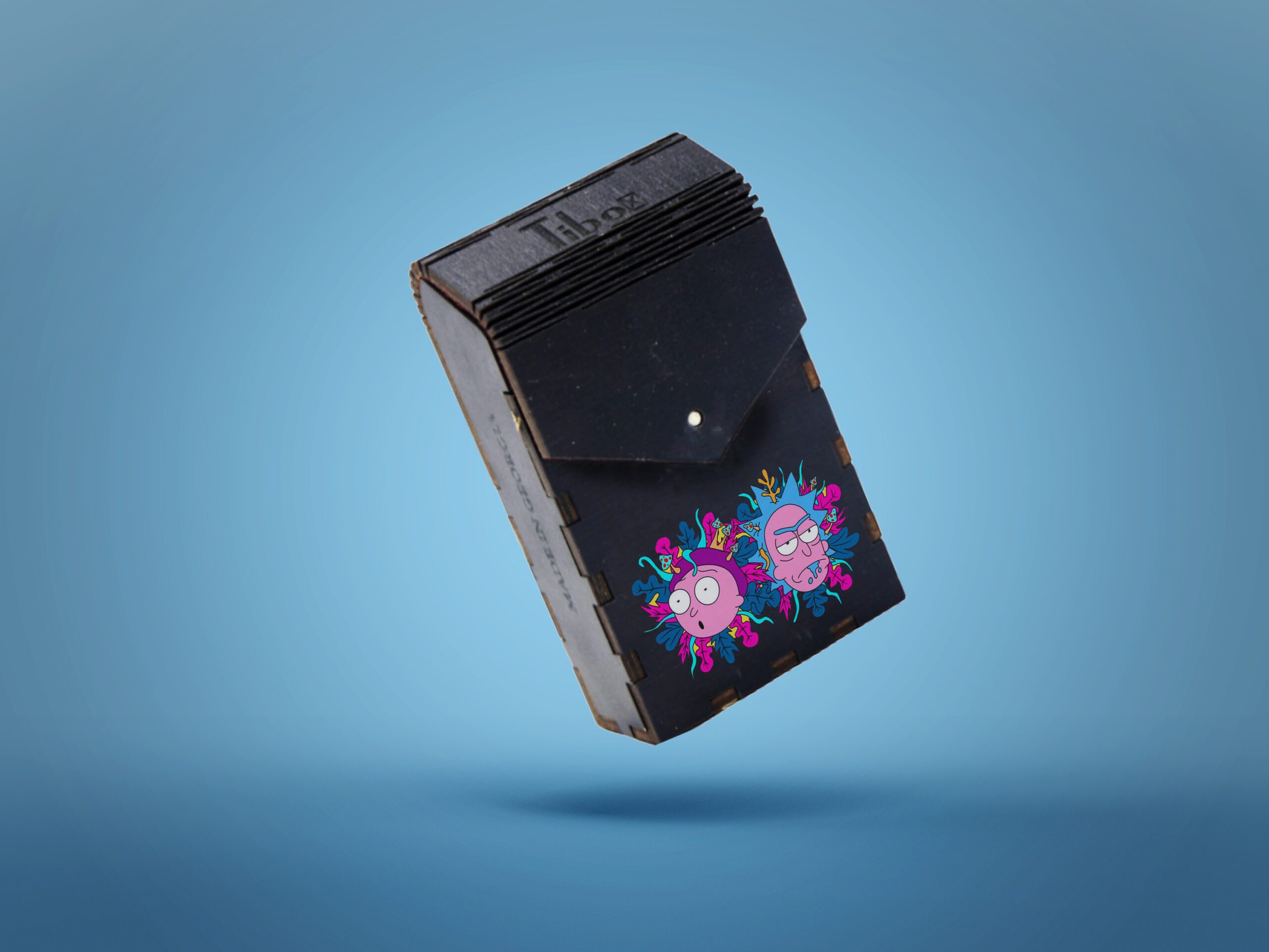 თამბაქოს კოლოფი - რიკი და მორტი 1 საჩუქარი პერსონალური Sachuqrebis magazia