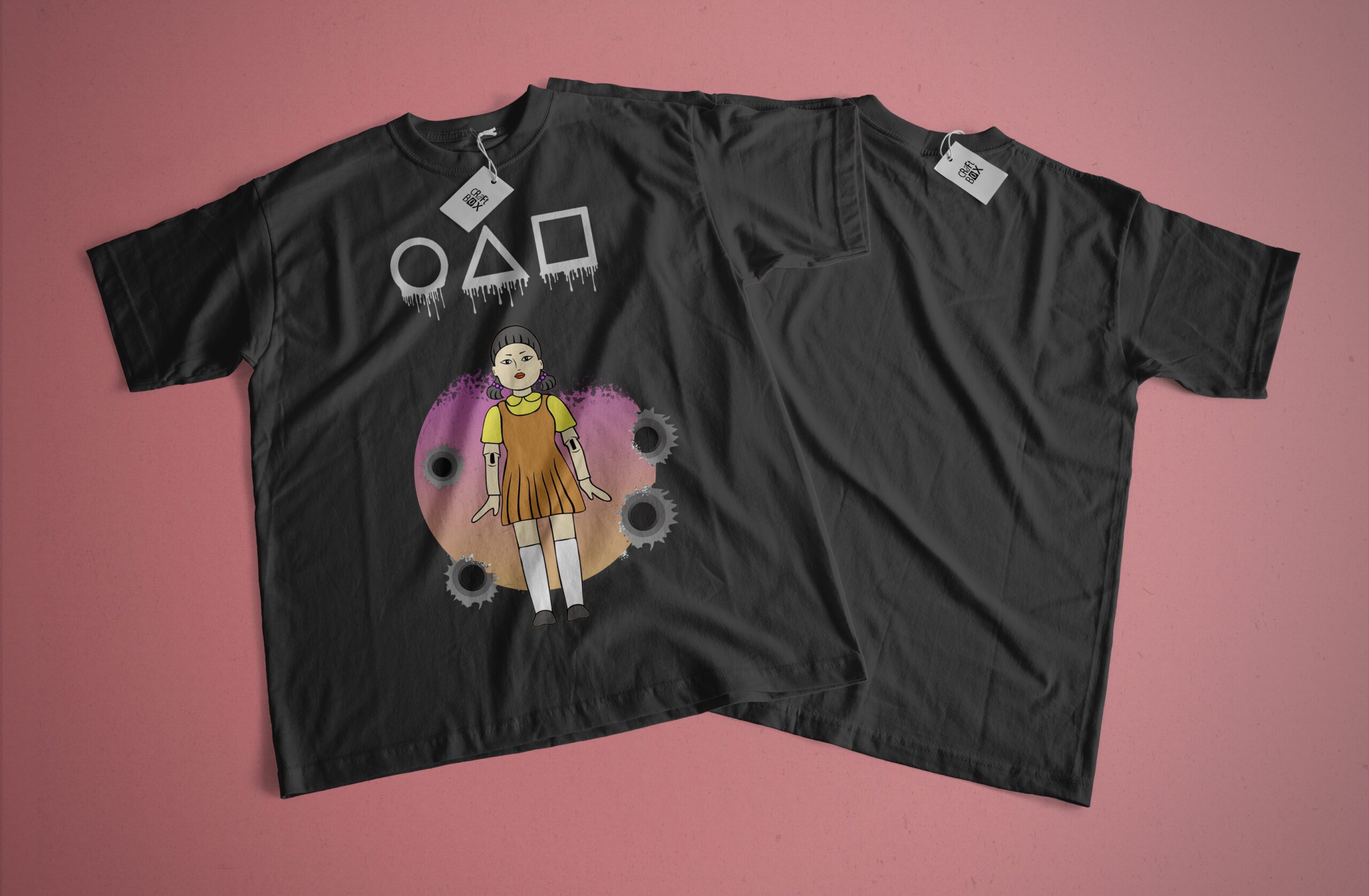 ჰუდსის მაისური - კალმარის თამაში 1 საჩუქარი პერსონალური კალმარის თამაში მაისური