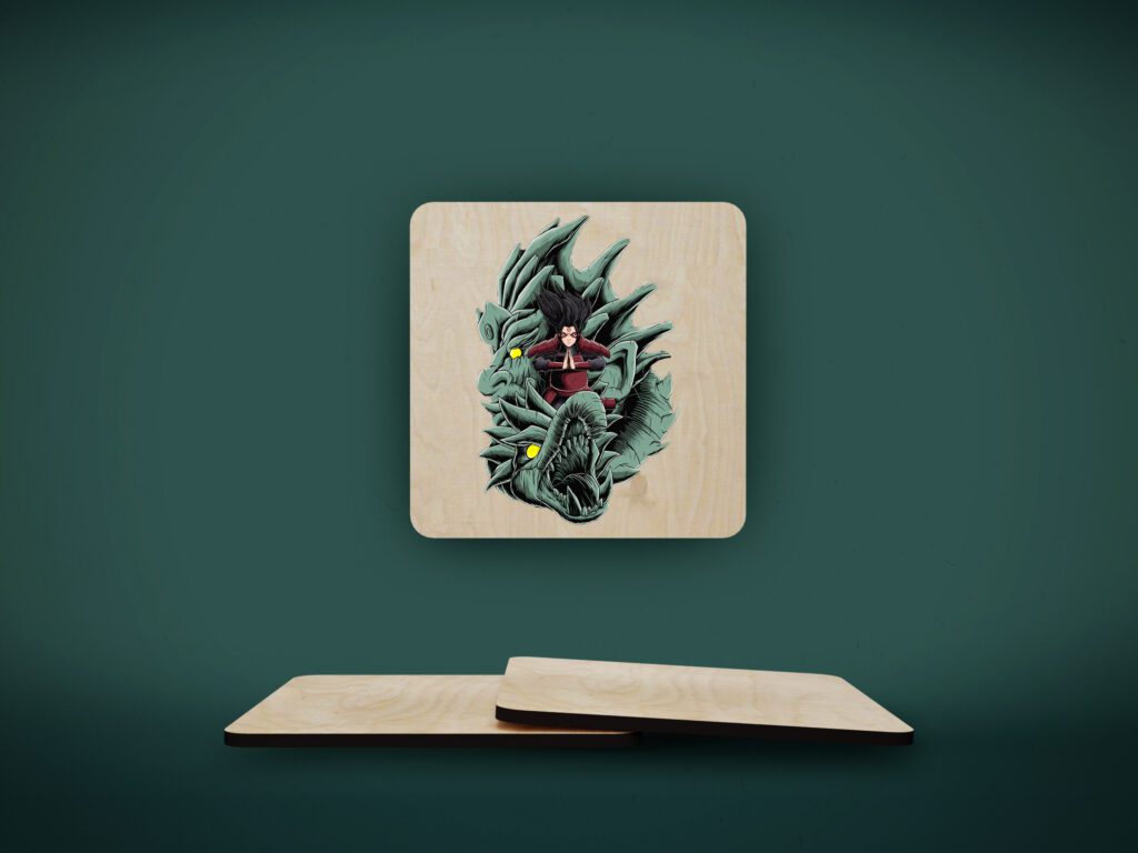 ჭიქის დასადები ხის - ნარუტო | ჰაშირამა 2 საჩუქარი პერსონალური ნარუტოს აქსესუარები