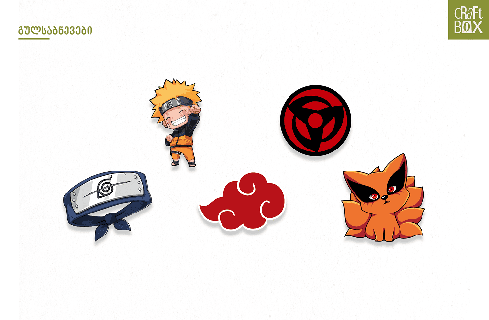 ნარუტოს სასაჩუქრე ყუთი - Naruto gift box 9 საჩუქარი პერსონალური ნარუტოს სასაჩუქრე ყუთი - Naruto gift box - Image 9
