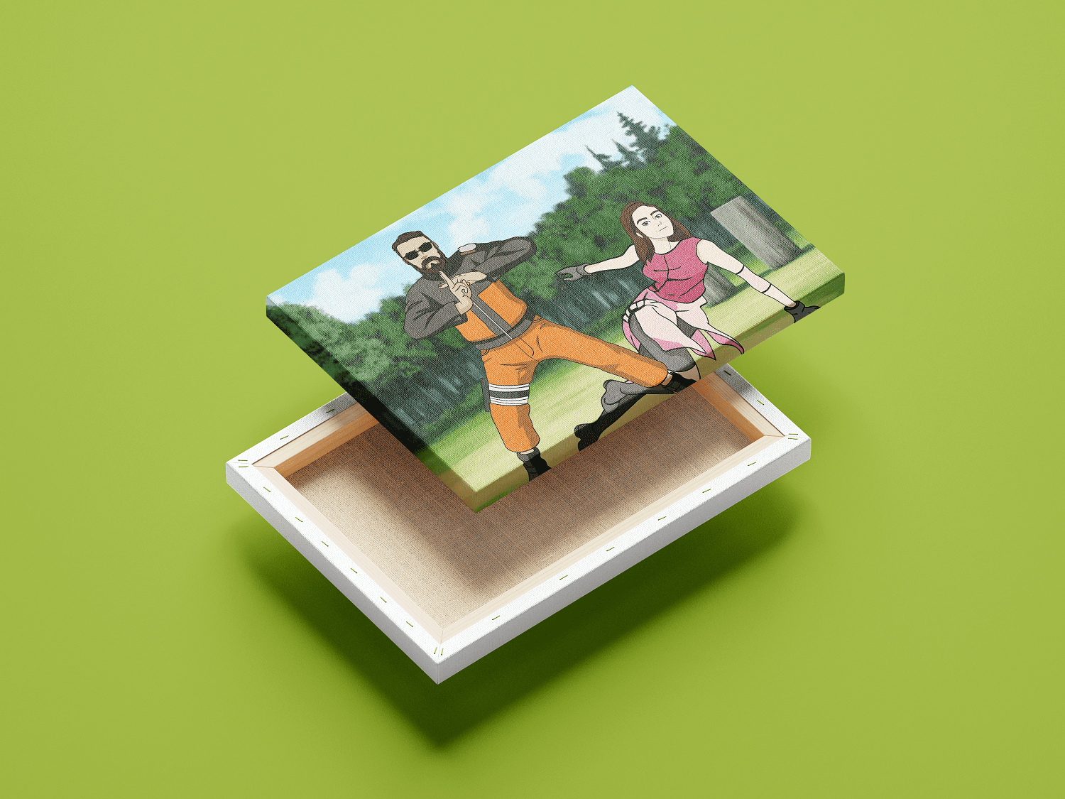 ნარუტო ანიმე პორტრეტი - აქციე შენი თავი ნარუტოს პერსონაჟად - სამუშაო ფაილი საჩუქრად 6 საჩუქარი პერსონალური ნარუტოს ნივთები