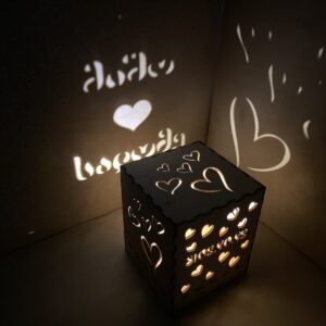 მანათობელი ყუთი ვალენტინობის საჩუქარი